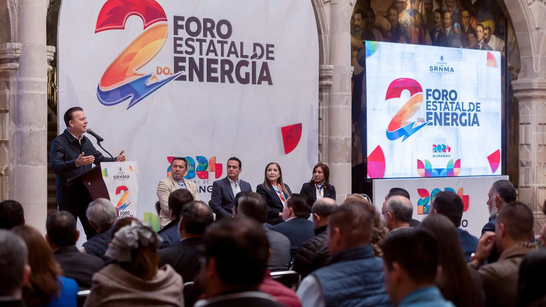 Durango será modelo en sustentabilidad y cuidado del medio ambiente- Gobernador Esteban en Segundo Foro Estatal de Energía (2)